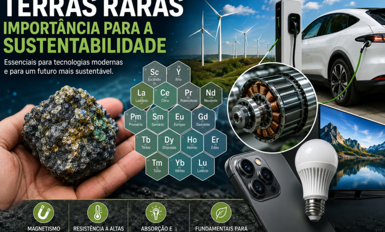 Terras Raras Entenda a Importância Desses Minerais Estratégicos para a Sustentabilidade
