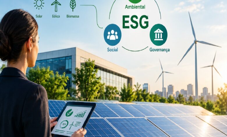 Como a escolha da fonte de energia impacta as metas ESG